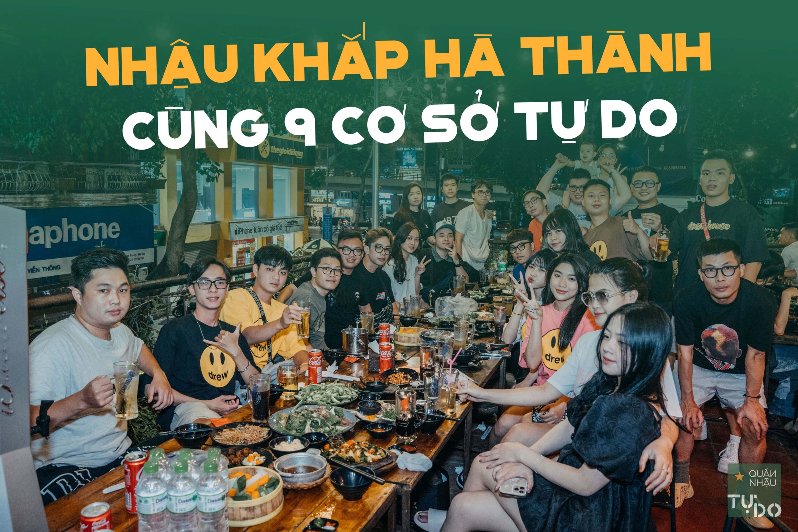 9 cơ sở quán nhậu tự do tại hà nội